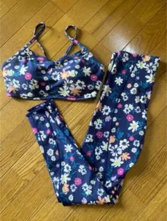 ジャザサイズ ヒョウ柄花柄 セットアップS/M - メルカリ