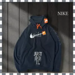 7866/ナイキJUST DO ITブランド両面プリント パーカープルオーバーL