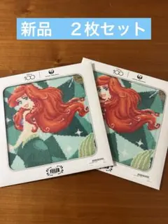 新品2個セットFEILER ×JAL フェイラー　ハンカチ　アリエル　ディズニー