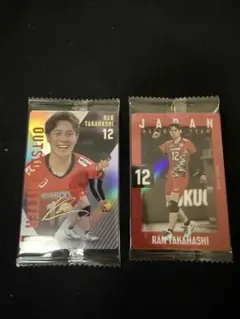 男子バレー ツインウエハース2025 髙橋藍選手