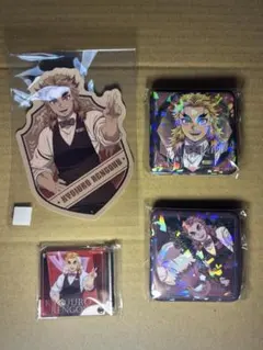 ⭐︎鬼滅の刃　モクテルバー　コレクションロト　煉獄杏寿郎4点セット