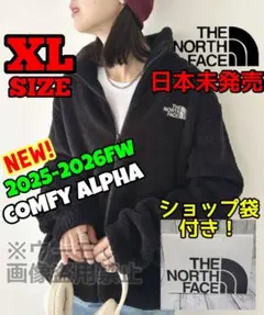 コンフィアルファ FLEECE ZIP UP ノースフェイス XL ブラック