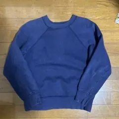 50s 60s Russell 前V ヴィンテージスウェット ナス紺フェード / - メルカリ