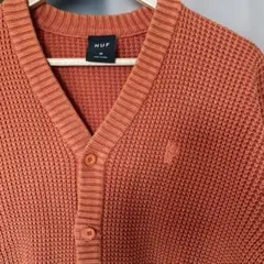 【HUF】ニットカーディガン M