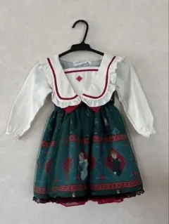 エルサ プリント ワンピース 90cm