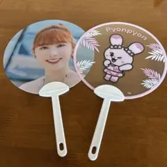 NiziU クリアうちわ ミイヒ ピョンピョン