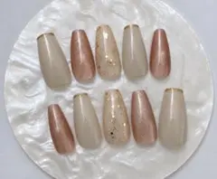 ネイルチップ　マグネット　ちゅるん系