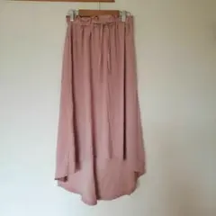 GU ジーユー　フィッシュテール フレアスカート　ピンク　Sサイズ