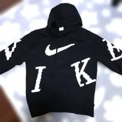 NIKE ピクセルロゴ プルオーバーパーカー ブラック ナイキ
