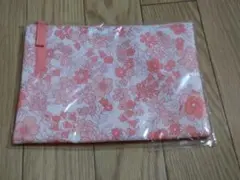 FANCL フラワープリントポーチ ピンクのサムネイル
