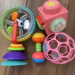Sassy 吸盤付き　ラトル 知育玩具 おまとめ　OBALL こどもチャレンジ