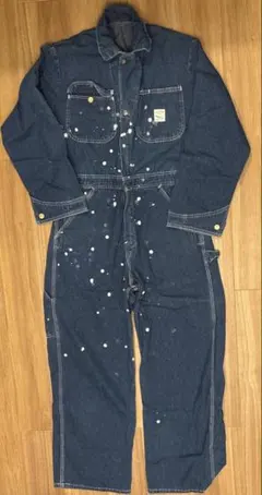 POINTER USA製 デニムオーバーオールC36L32 未使用　2000年代