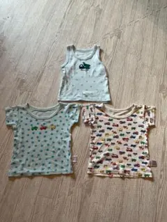 ミキハウス　肌着　90cm 3枚