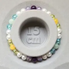 1点もの＊金属アレルギー対応＊精神面をサポート✩.*˚天然石お守りブレスレット