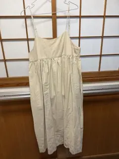 連休値下げ✨　サマンサモスモス　キャミワンピース 裾刺繍レース　ロング丈 未使用