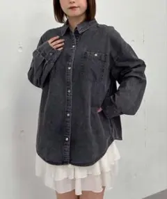 archives アルシーヴ デニムミドルシャツのサムネイル
