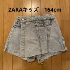 ZARAキッズ　デニムショートパンツ　短パン　巻きスカート　ミニスカート