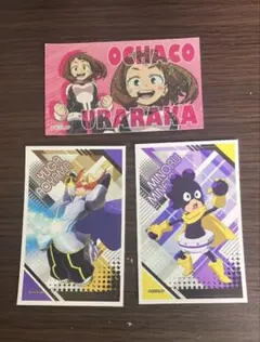 【僕のヒーローアカデミア】カード シール 3枚セット