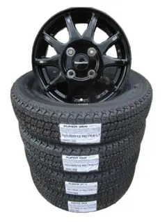 軽トラ•軽バン145/80r12 送料込26年製 ホワイトレター 4本セット