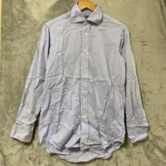 【L2192】鎌倉シャツ 長袖シャツ サイズM ブルー