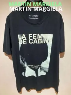 HALEBOPP ブラック Tシャツ MARTIN MARGIELA