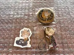 ツイステ　ラギー・ブッチ　ラバスト＆缶バッジ＆ステッカー