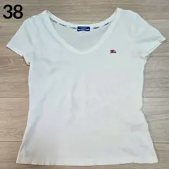 7/10まで値下げ★BURBERRY BLUE LABEL 白 Tシャツ 38