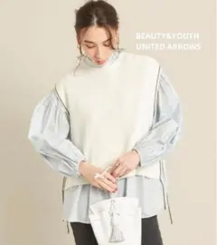 【定価】16500円ユナイテッドアローズボリュームブラウス&ベスト