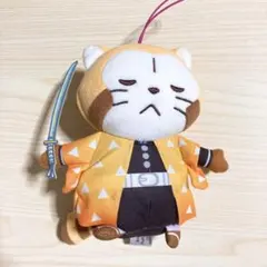 【鬼滅の刃】我妻善逸　ラスカルコラボぬいぐるみ