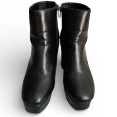 GRL厚底チャンキーヒールショートブーツ gd1044