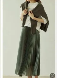 UNITED ARROWS TOKYO グリッタープリーツスカート