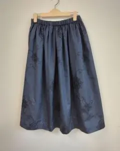 大島紬着物リメイク　ロングスカート