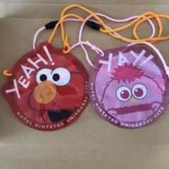 チケットホルダーエルモとモッピーホテル近鉄ユニバーサルシティ匿名配送込