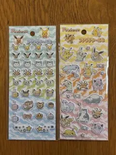 【匿名発送】ポケモン　プチプチシール　2種