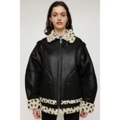 SLY フェイクファー レザー ジャケット