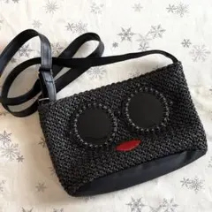a-jolieショルダーバッグ(黒) BASKET SHOULDER BAGのサムネイル