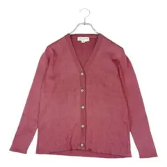 GIANNI LO GIUDICE シルク100% カーディガン ピンク 34