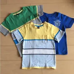 夏物一掃！ギャップ半袖ボタンＴシャツ100、３枚セット
