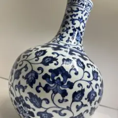 陶器 瀬戸物美濃焼 瓢箪型一輪挿し花生花瓶飾壺 - メルカリ