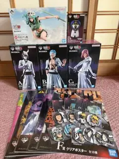 一番くじ　BLEACH A賞、B賞、C賞、D賞、ラストワン賞+下位賞おまけ