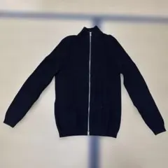 ZARA ドライバーズニット　フルジップアップセーター EU L