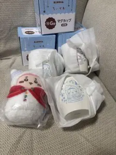 ちいかわ　エニマイくじ　G賞 マグカップ E賞　マスコット　古本屋 モモンガ