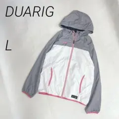 DUARIG　フード付きウィンドブレーカー　ジャンパー　ギンガムチェックのサムネイル
