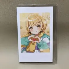 ことね　カード　学マス　チェキ風イラスト　藤田ことね　学園アイドルマスター　藤田