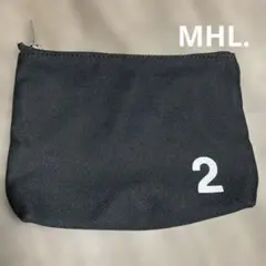 MHL. ポーチ　ブラック