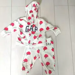 GAP リンゴ柄 パーカー・パンツセットアップ
