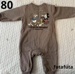 tututata ミッキー ドナルド ロンパース 80