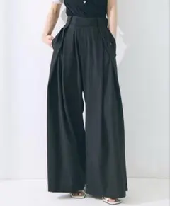lad musicianウールギャバジンピンストライプスラックス 44 lad musicianウールギャバジンピンストライプスラックス 44 - メルカリ