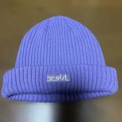 x-girl パープル ニット帽のサムネイル