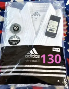 アディダス　adidas 柔道着 130上下セット 新品